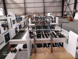 High Speed Offset E Flute Corrugated Box Folder Gluer