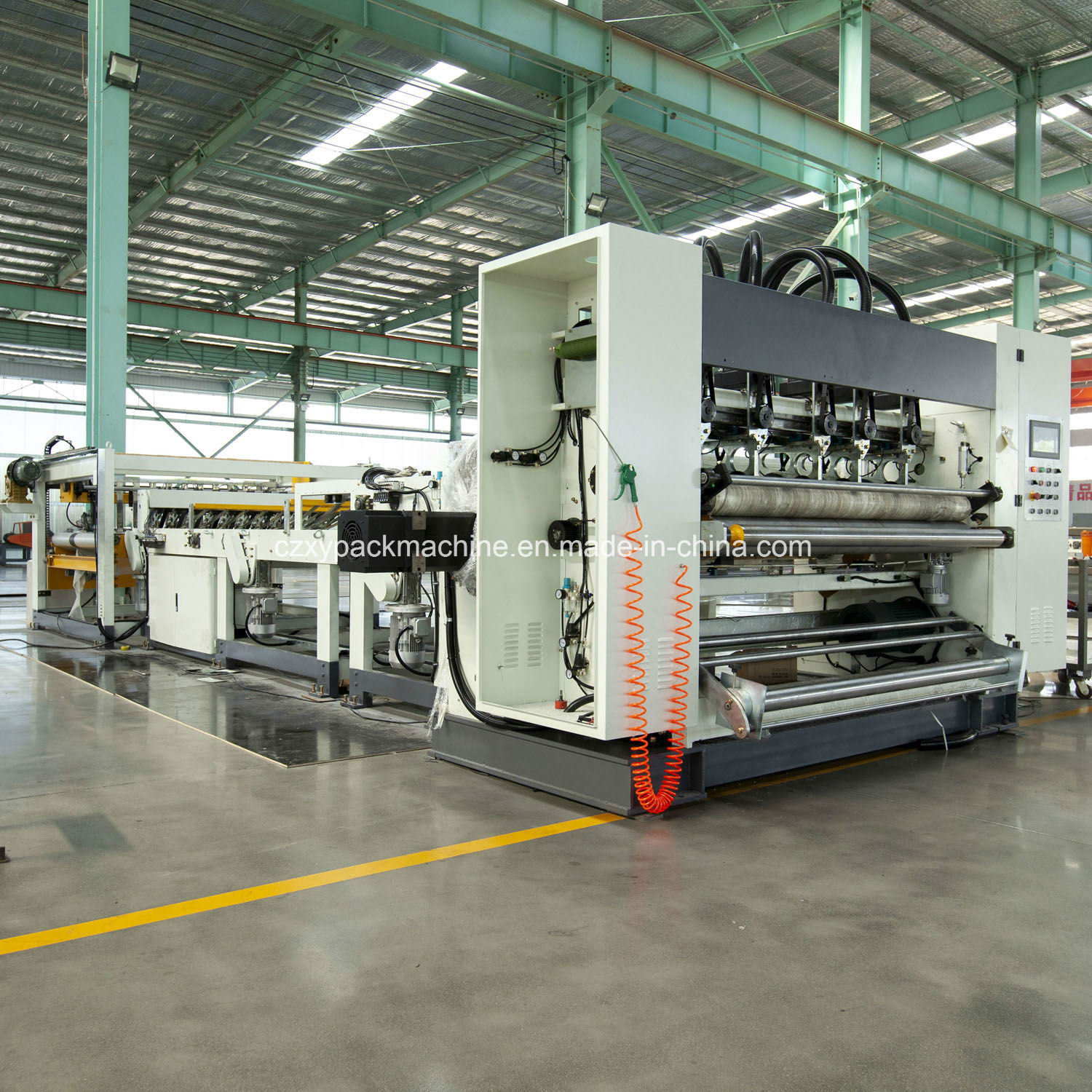 High Speed Full Automatic Corrugated Cardboard Production Line