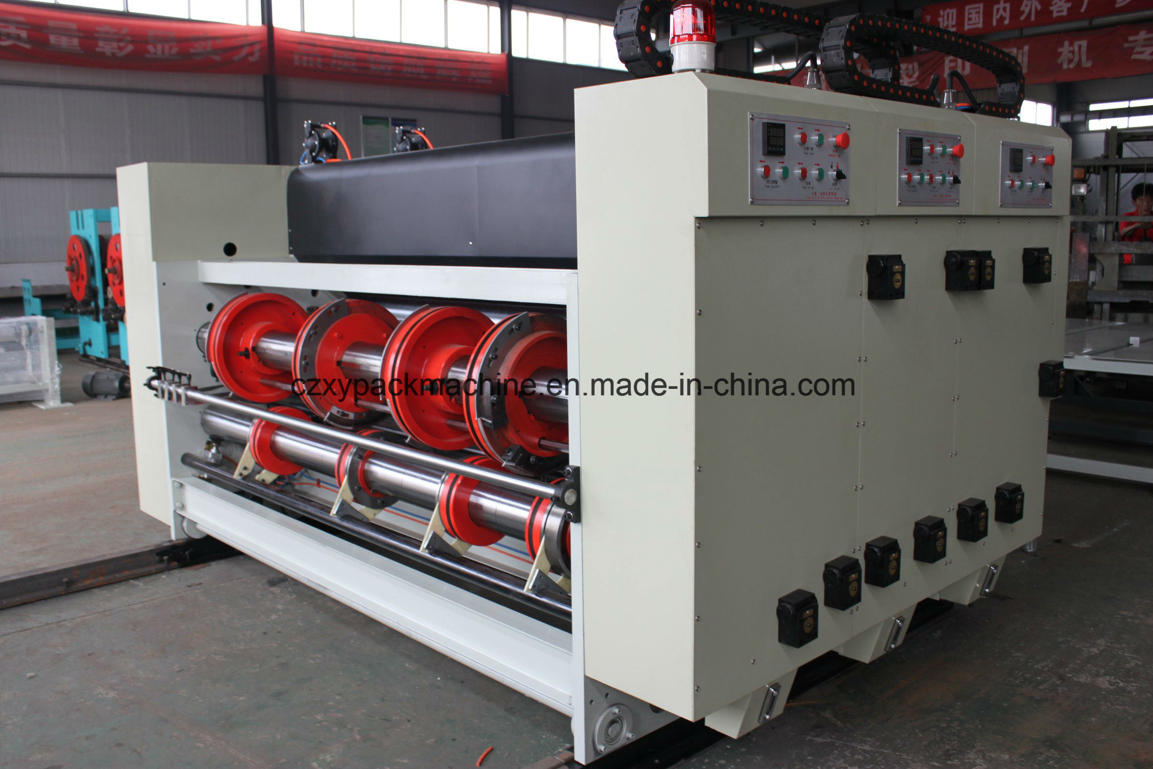 Automatic Corrugated Carton Making Flexo Printer Slotter Machine