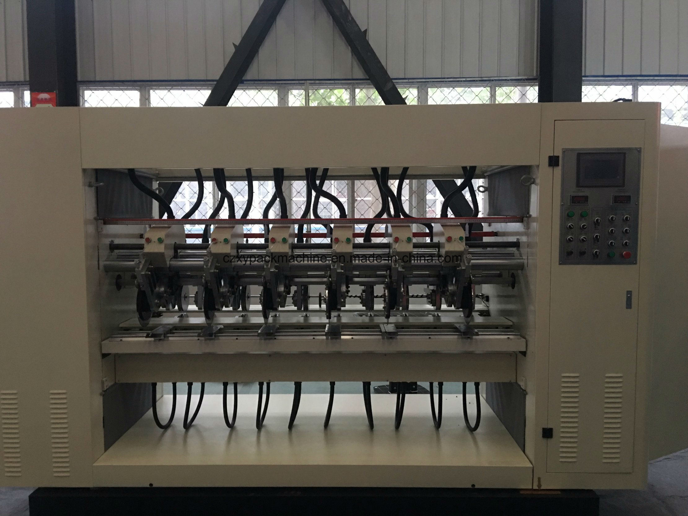 New Type Automatic Speed Flexo Printting Slotting Die Cutter Machine