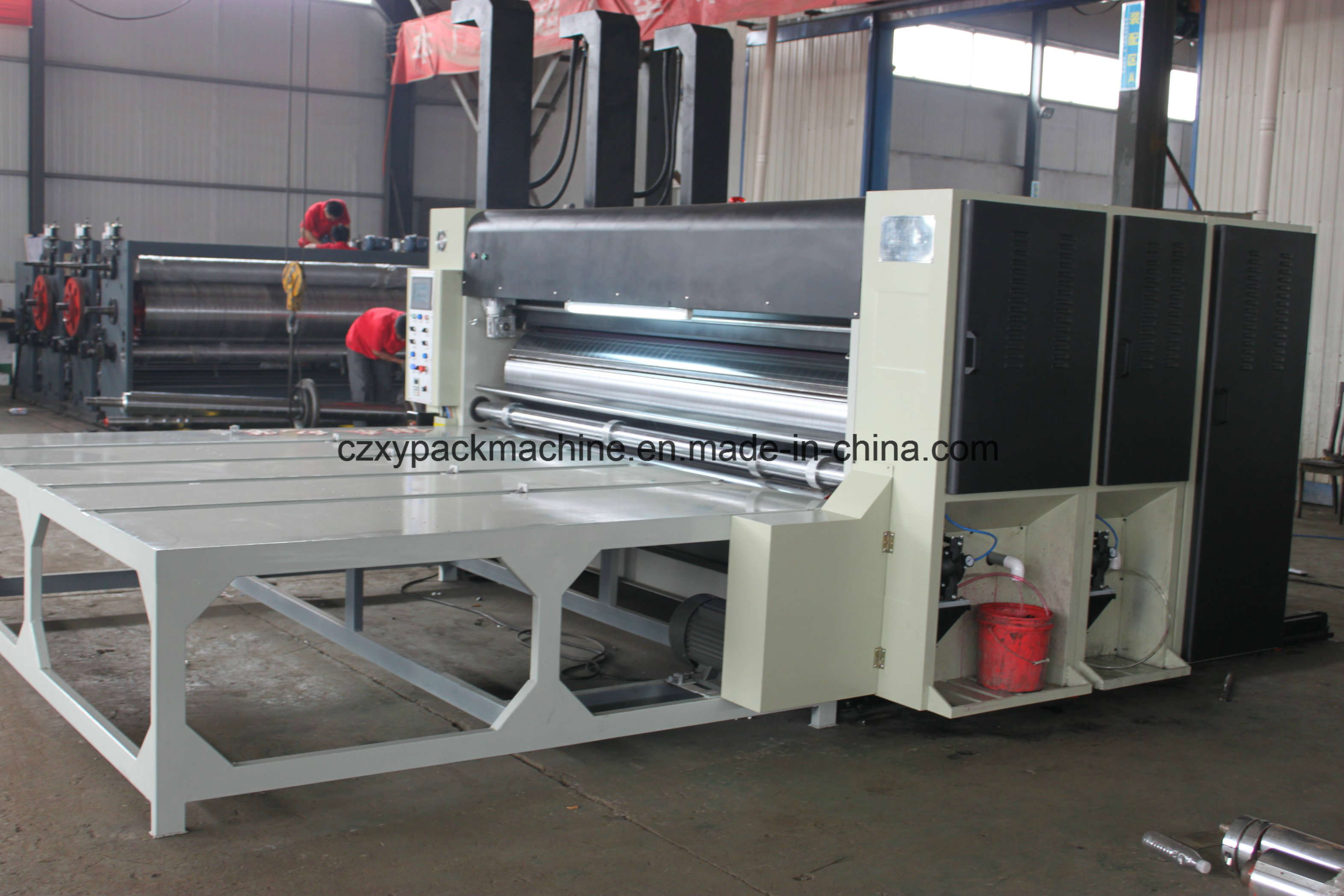 Chain Feeding Flexo Printer Slotter Machine for Corrugated Carton Making
