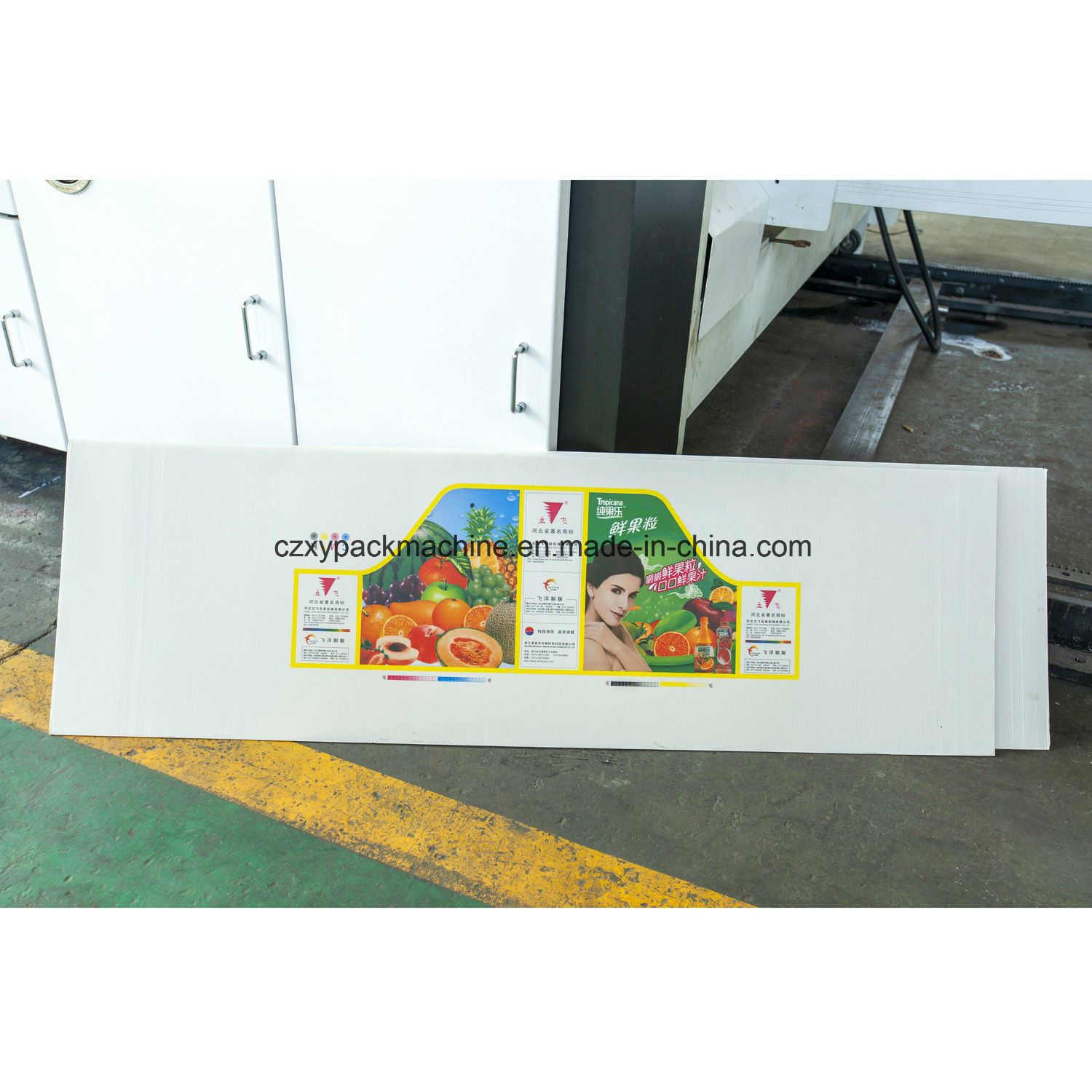 High Definition 5colors Flexo Printing Varnishing Drying Slotting Die Cutting Machine