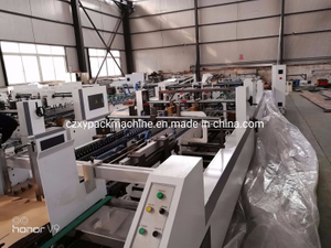 Corrugated 3ply Offset Colorful Box Folder Gluer for Lock Bottom Box Making