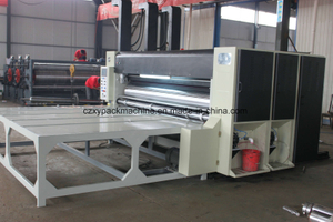 Hot Sale 2 Color Flexo Printer Slotter and Die Cutter Machine