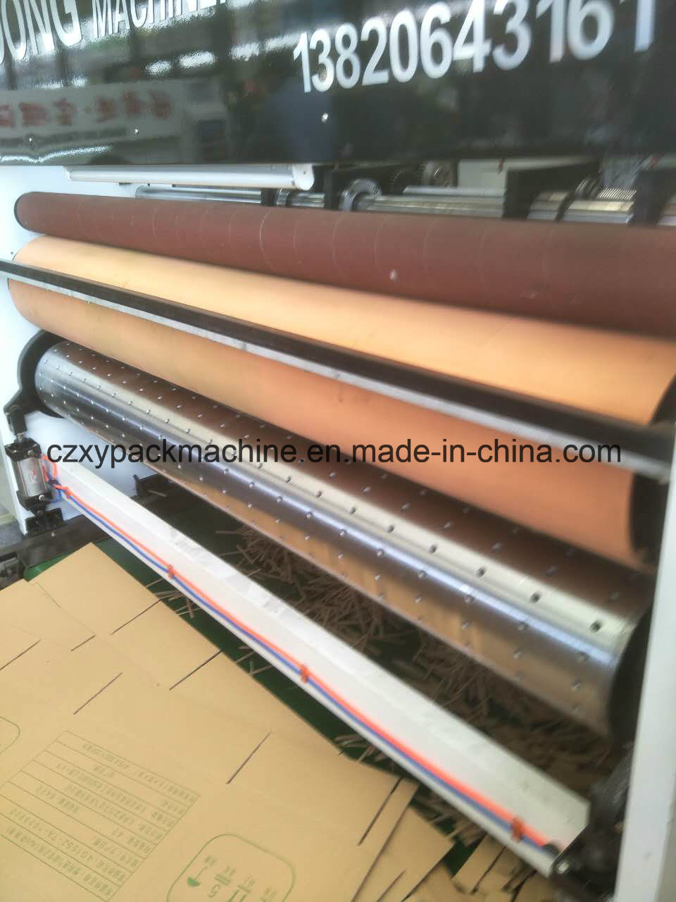 Gyk-1 High-Speed Flexo Ink Corrugated Paperboard Printing Rressing Slicing Corner and Grooving Machine