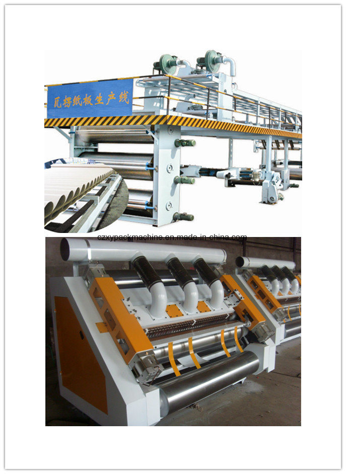High Speed Semi Automatic Corrugated Cardboard Production Line