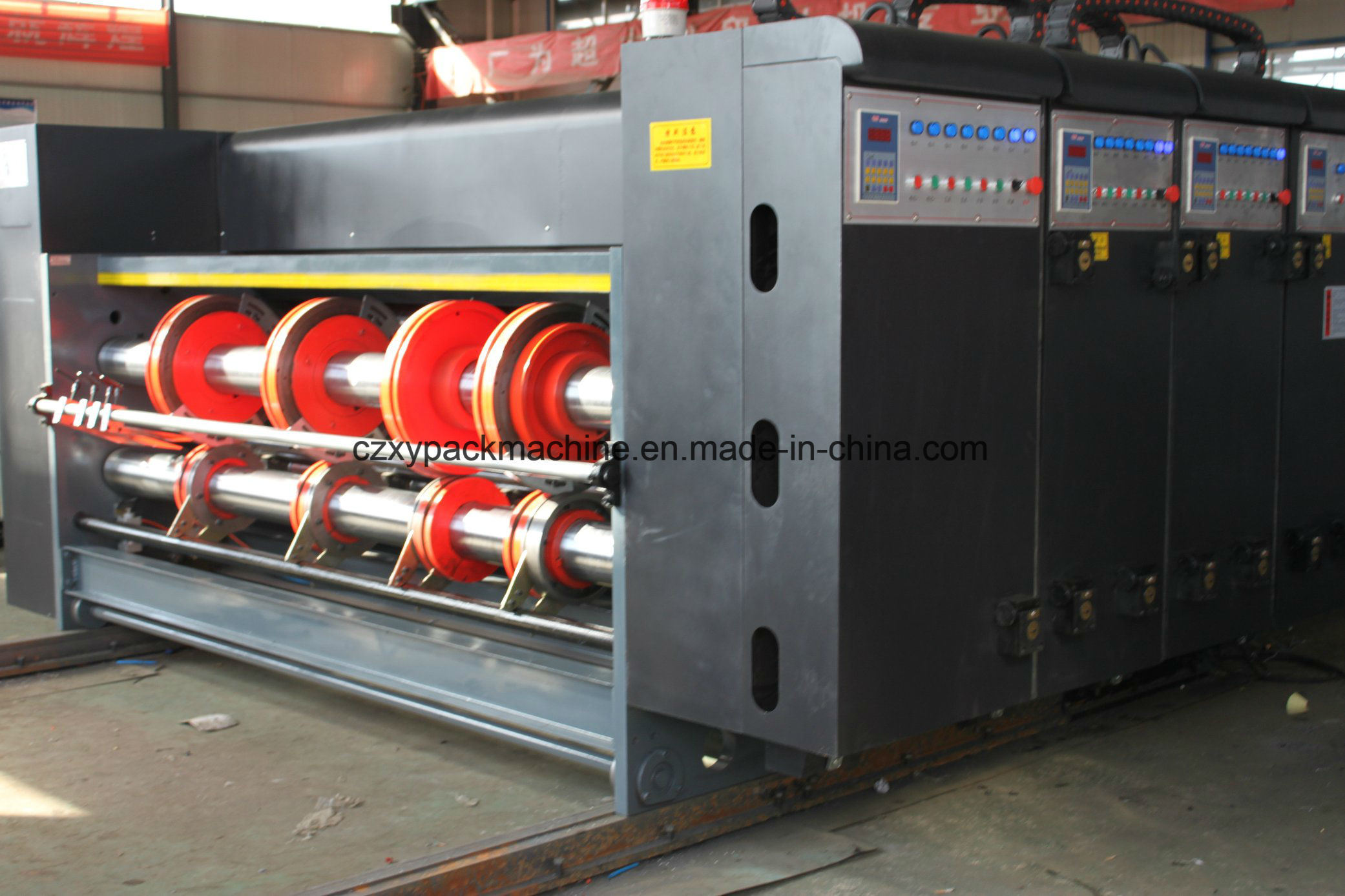 Automatic Lead Egde Feeder Corrugated Carton Box Printing Machine for 3 5 7 Layer Carton