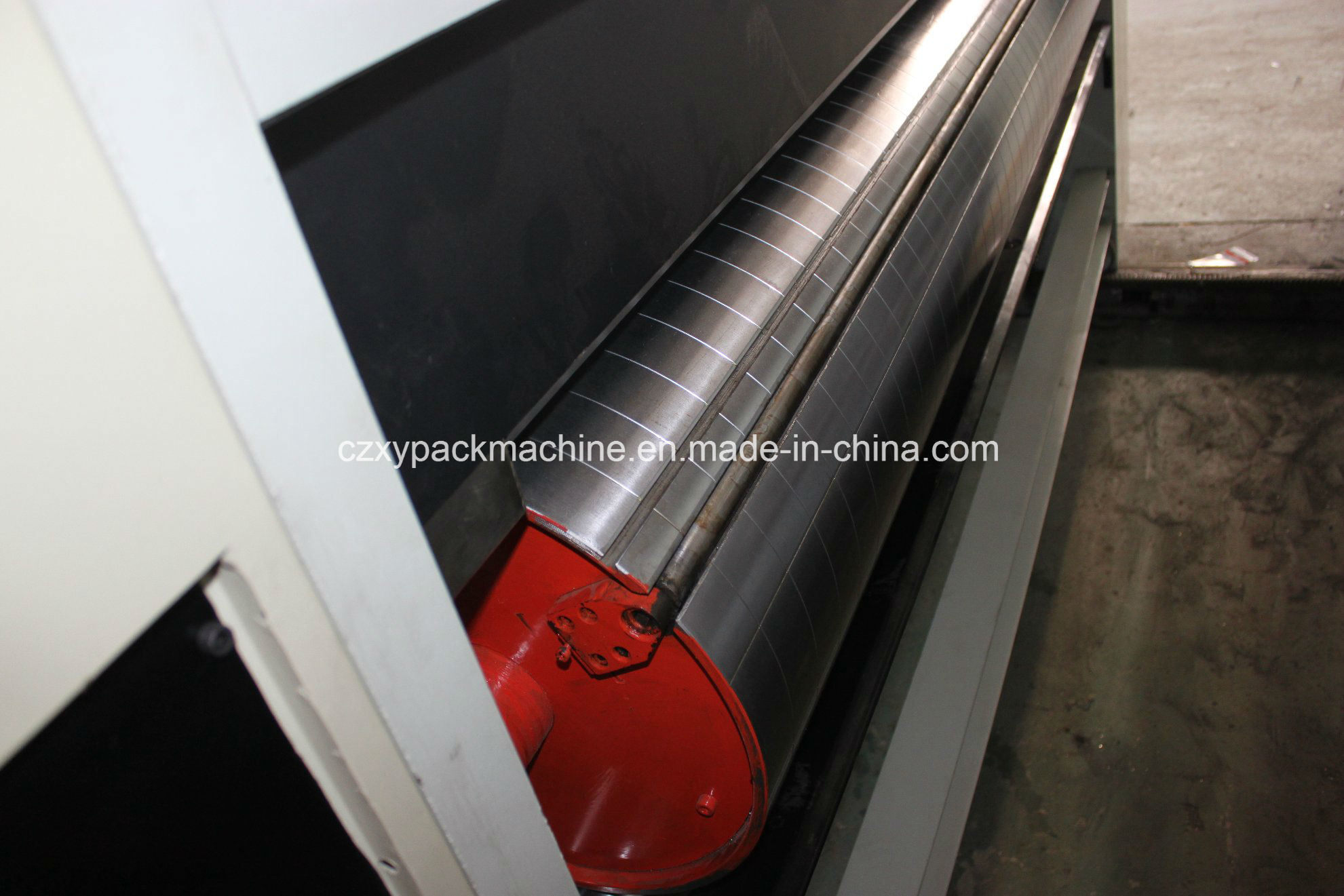 2018 New Design 4 Colors Flexo Printer Slotter Die Cutter Stacker Machine
