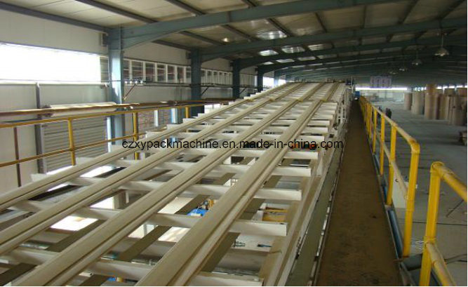 2 Ply Corrugated Cardboard Production Line/Rotary Cutter Two Layer Corrugated Cardboard