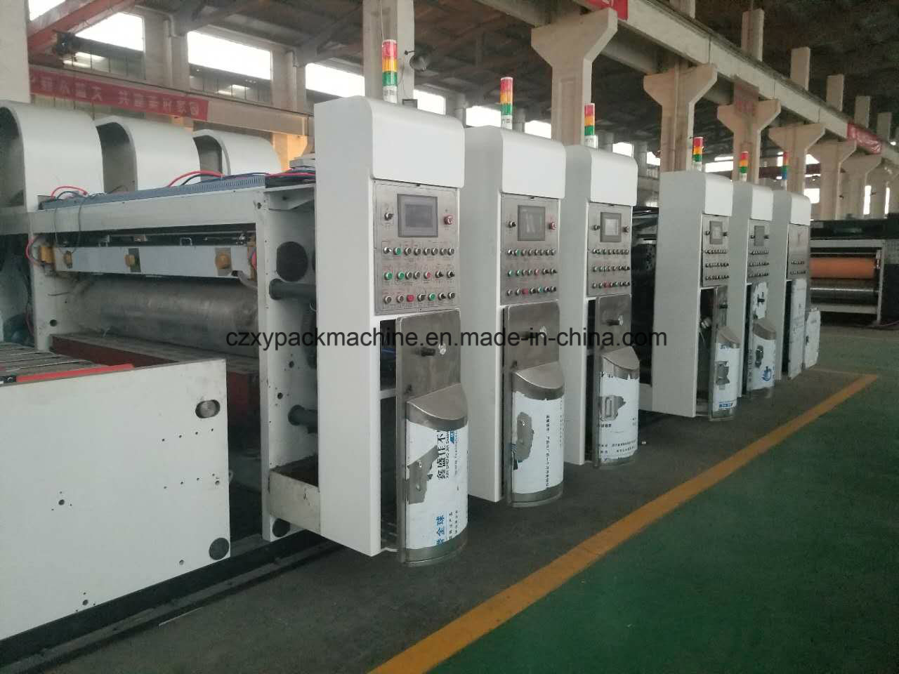 Vacuum Transfer High Definition Four Color Printing Slotting Die Cutting Machine