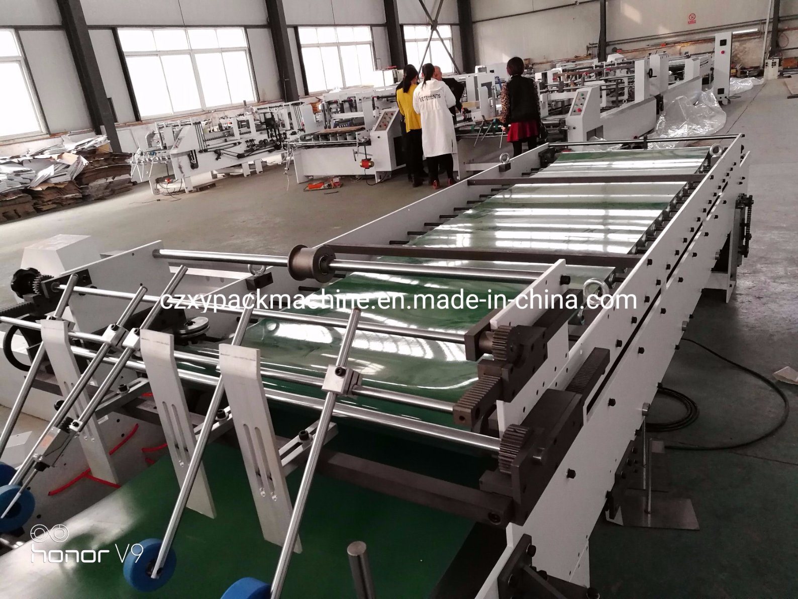 Corrugated Box Crash Lock Bottom 4 6corner Folder Gluer Machine