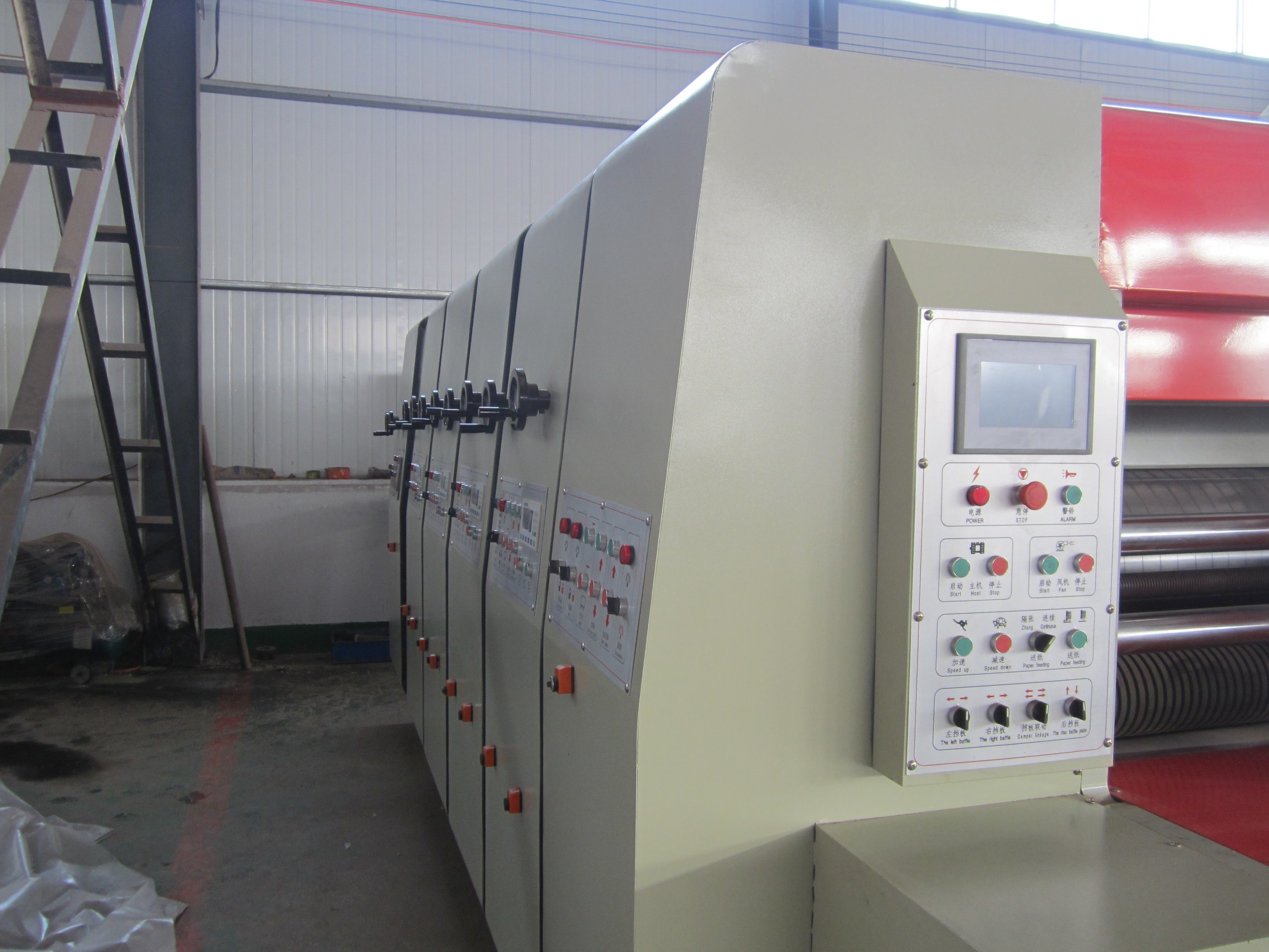 Carton Flexo Printing Slotting Die Cutting Machine
