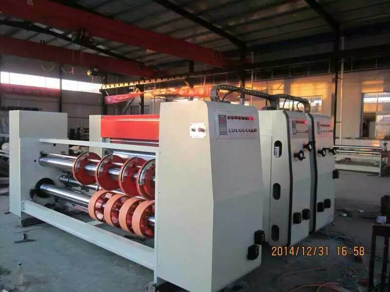 Four Color Printing Slotting&Rotary Die Cutting Machine