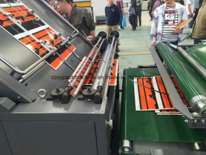 China Supply Semi Automatic Corrugated Cardboard Flute Laminator