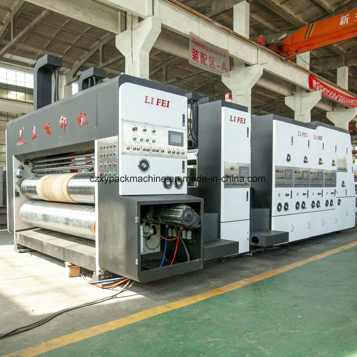 6colors High Precision Pizza Box Printing Slotting Die Cutting Machine