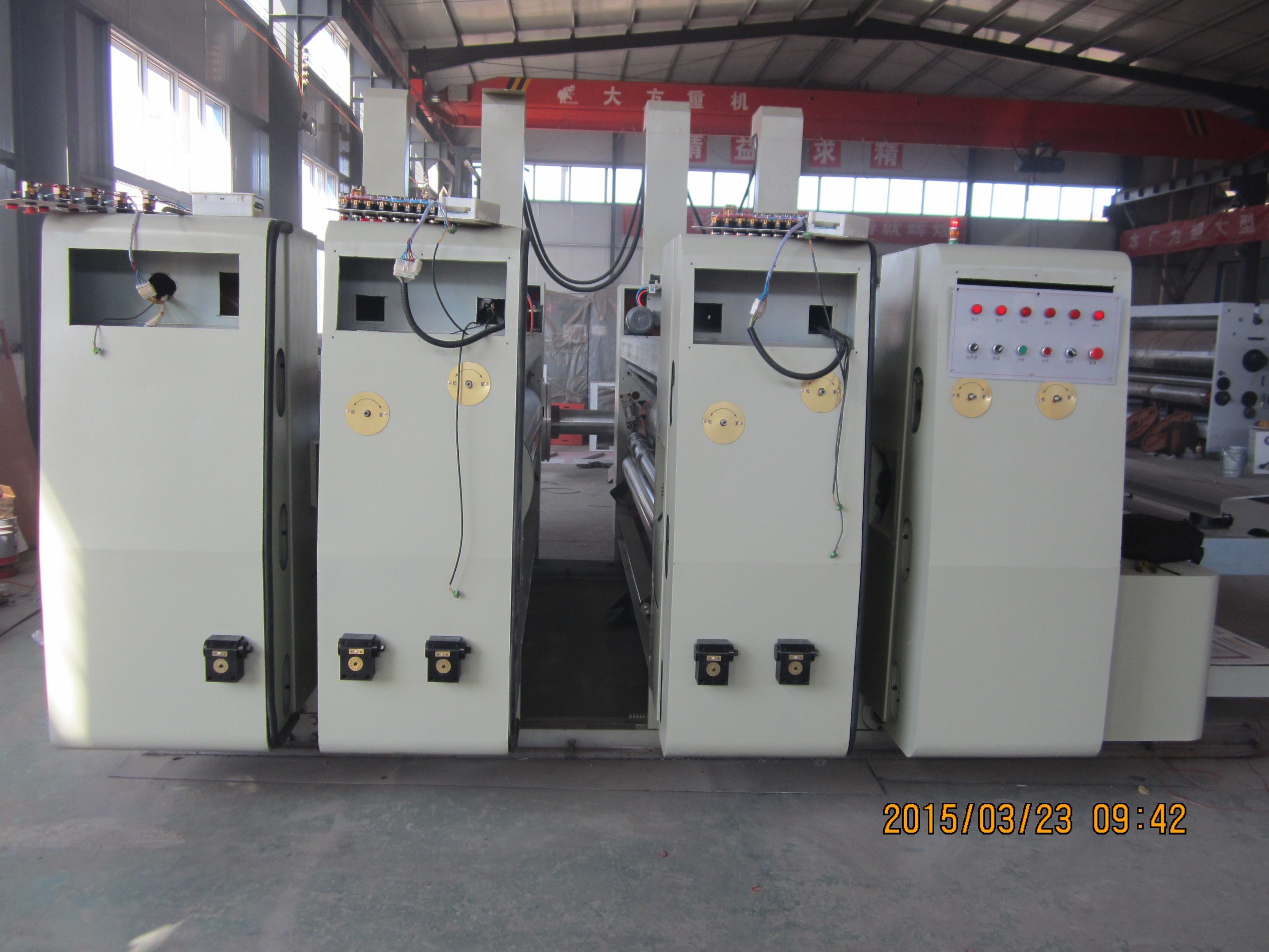 Chain Type Flexo Chain Feeding Corrugated Board Flexo Printer Diecutter Machine
